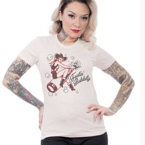 Bottle Rocket Tee Cowgirl Pinup Steady Clothing
